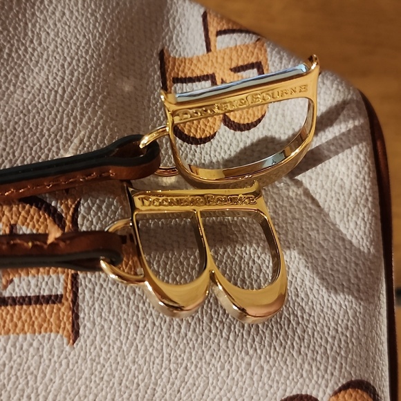 EUC Dooney and Bourke Monogram Small Handle Tote - Picture 4 of 7